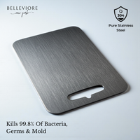 BelleViore Stainless Steel Cutting Board