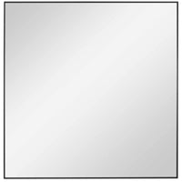 Alexo Square Mirror, Black