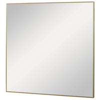 Alexo Square Mirror, Gold