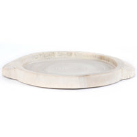 Tadeo Round Tray, Ivory