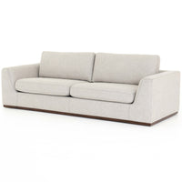 Colt 98" Sofa, Aldred Silver