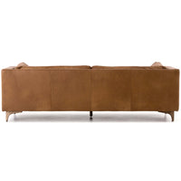 Beckwith Leather Sofa, Natural Washed Camel