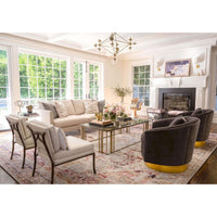 Multi-Tone Bone and Brass Tray