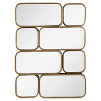Canute Mirror, Antique Gold