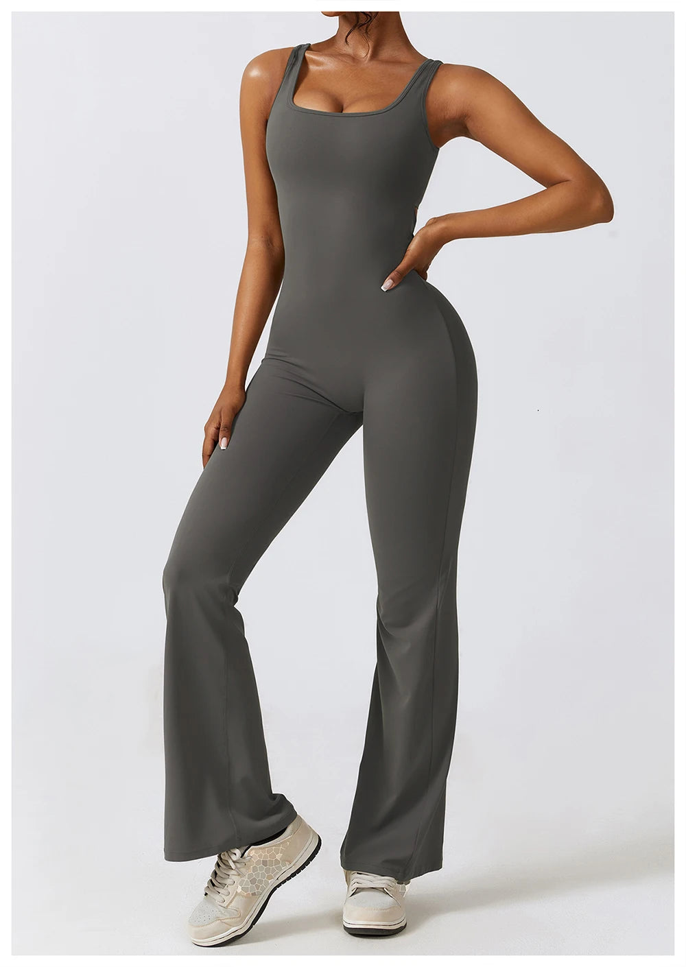 BelleViore™ : Curvy Sports Jumpsuits