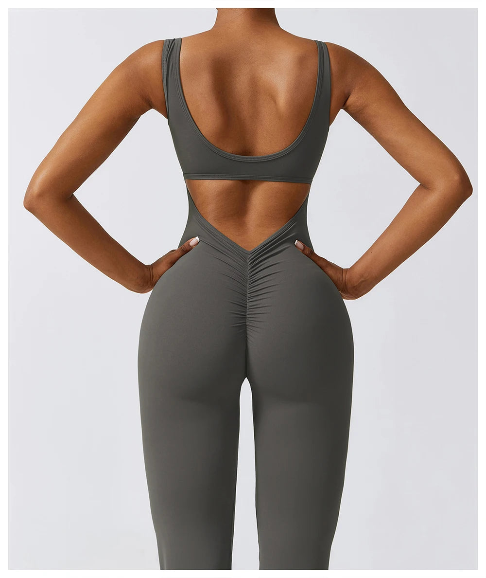 BelleViore™ : Curvy Sports Jumpsuits