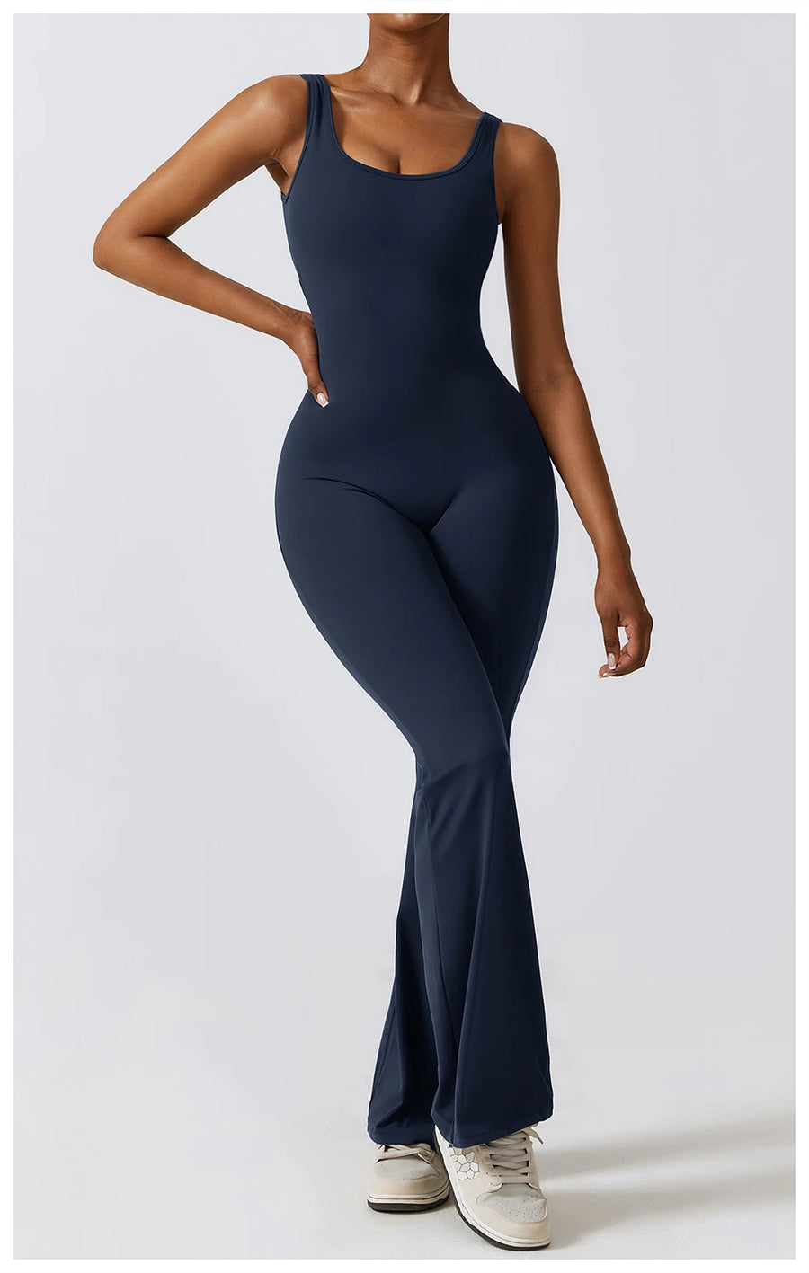 BelleViore™ : Curvy Sports Jumpsuits