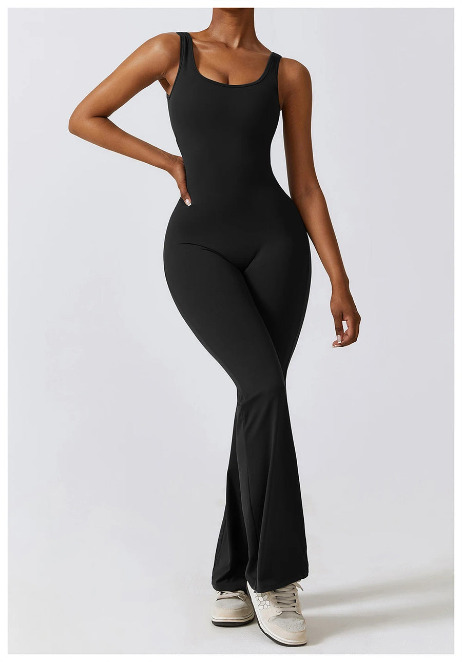 BelleViore™ : Curvy Sports Jumpsuits