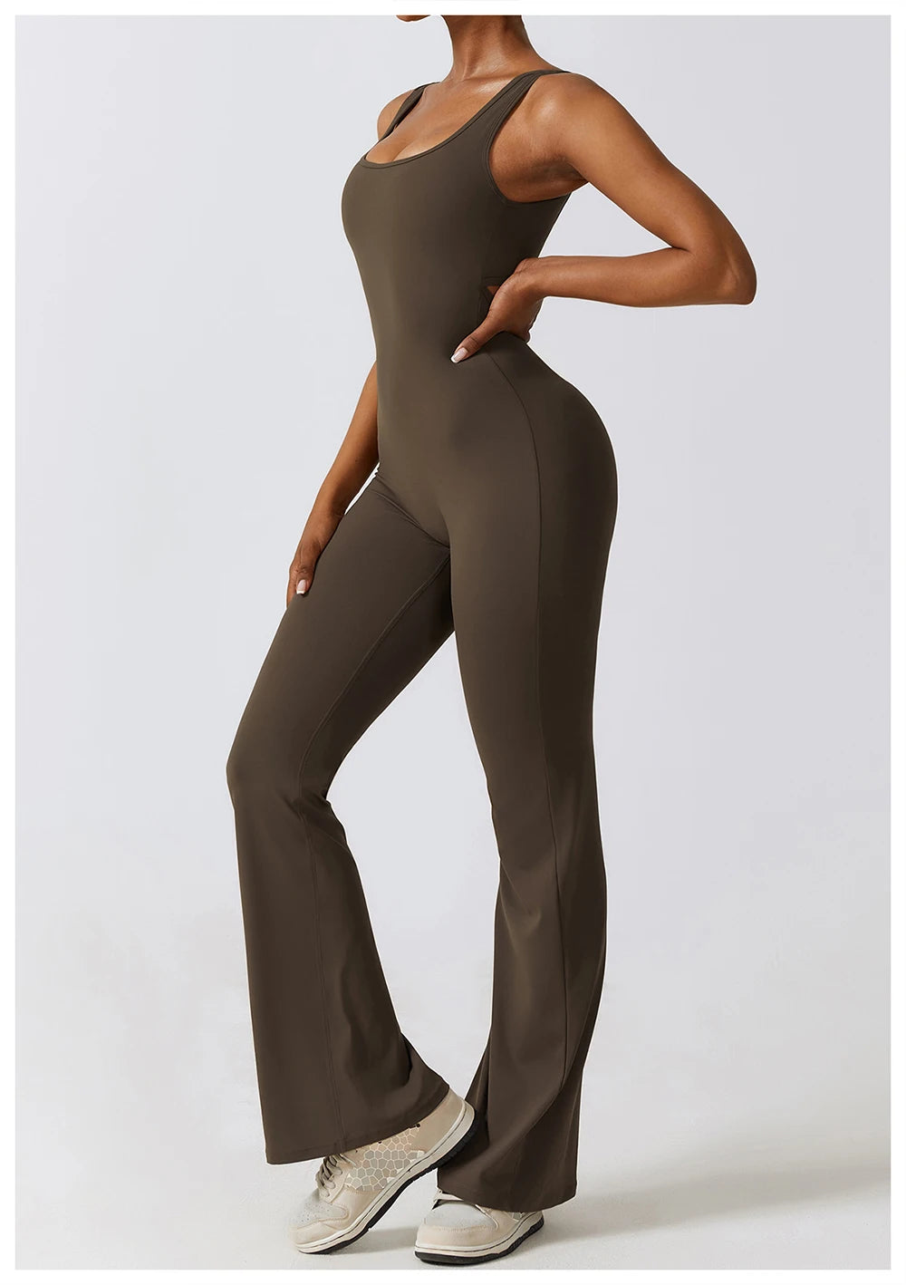 BelleViore™ : Curvy Sports Jumpsuits