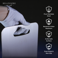 BelleViore Stainless Steel Cutting Board