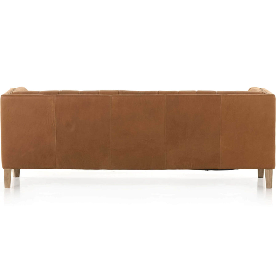 Abbott Leather Sofa, Heritage Camel