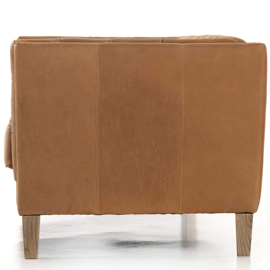 Abbott Leather Sofa, Heritage Camel