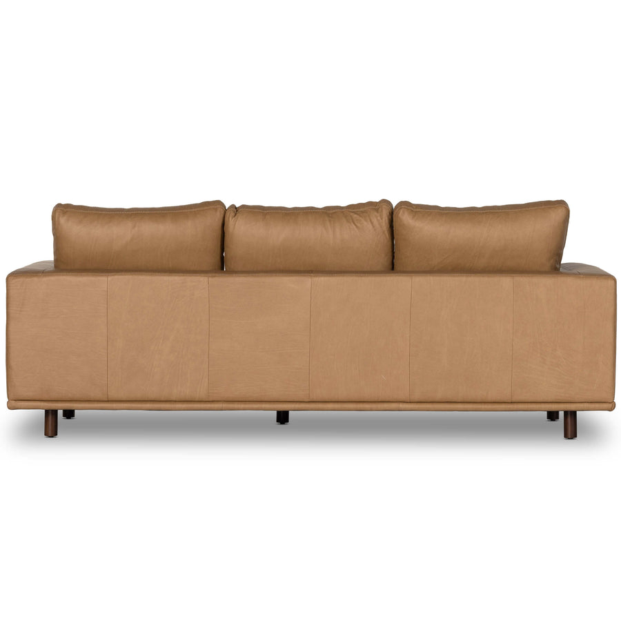 Dom Leather Sofa, Nantucket Taupe