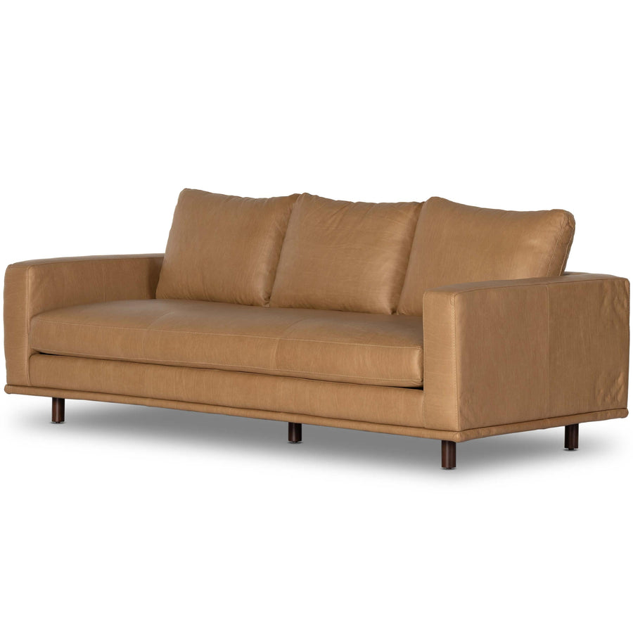 Dom Leather Sofa, Nantucket Taupe