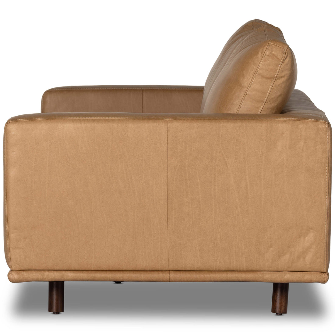 Dom Leather Sofa, Nantucket Taupe