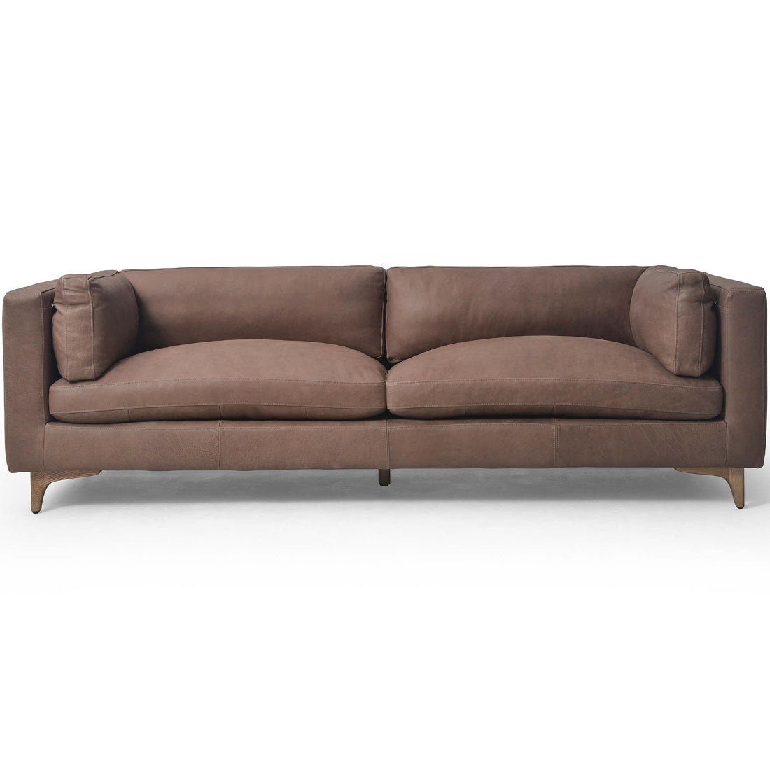 Beckwith Leather Sofa, Heritage Chocolate