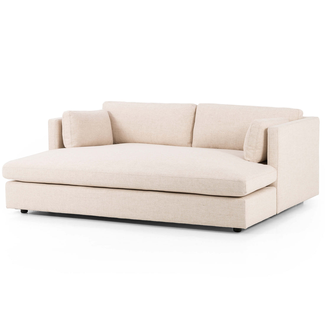 Archer Media Sofa, Thames Cream