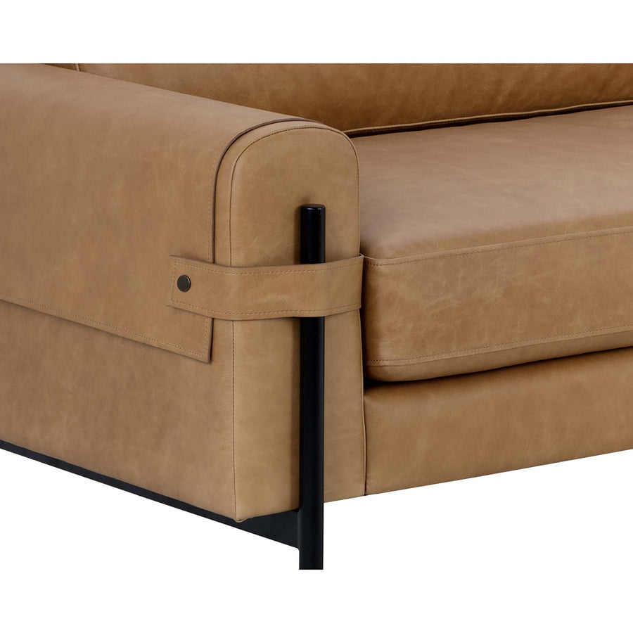 Camus Leather Sofa, Ludlow Sesame