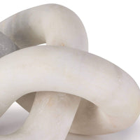 Cassius Marble Sculpture, White