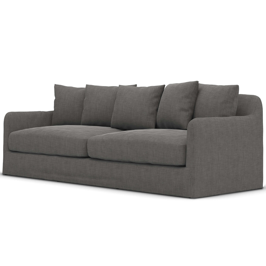 Dade Outdoor Sofa, Charcoal