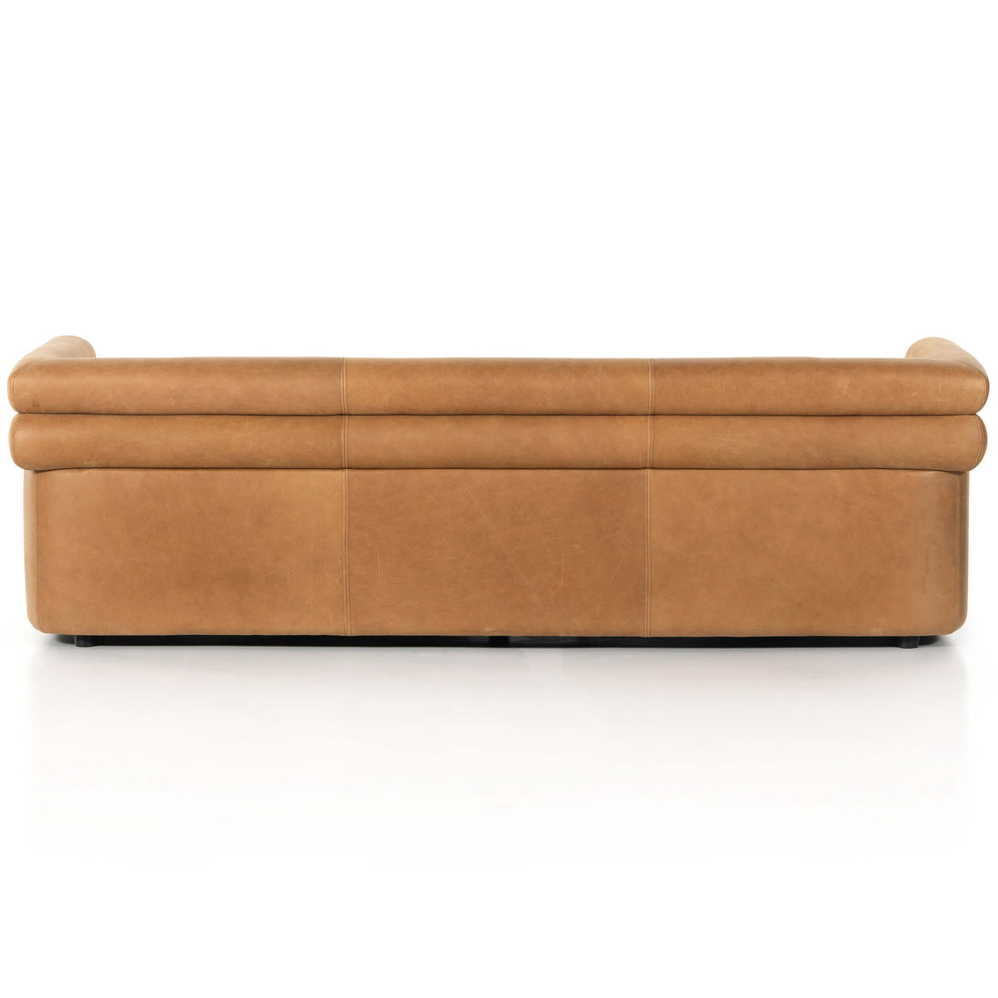 Evie 88" Leather Sofa, Palermo Cognac