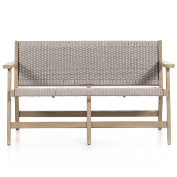 Delano Outdoor Sofa, Washed Brown