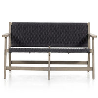 Delano Outdoor Sofa, Weathered Grey