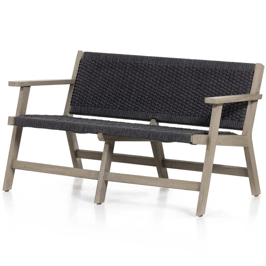 Delano Outdoor Sofa, Weathered Grey