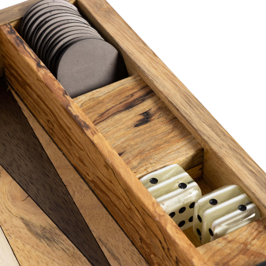 Backgammon, Spalted White