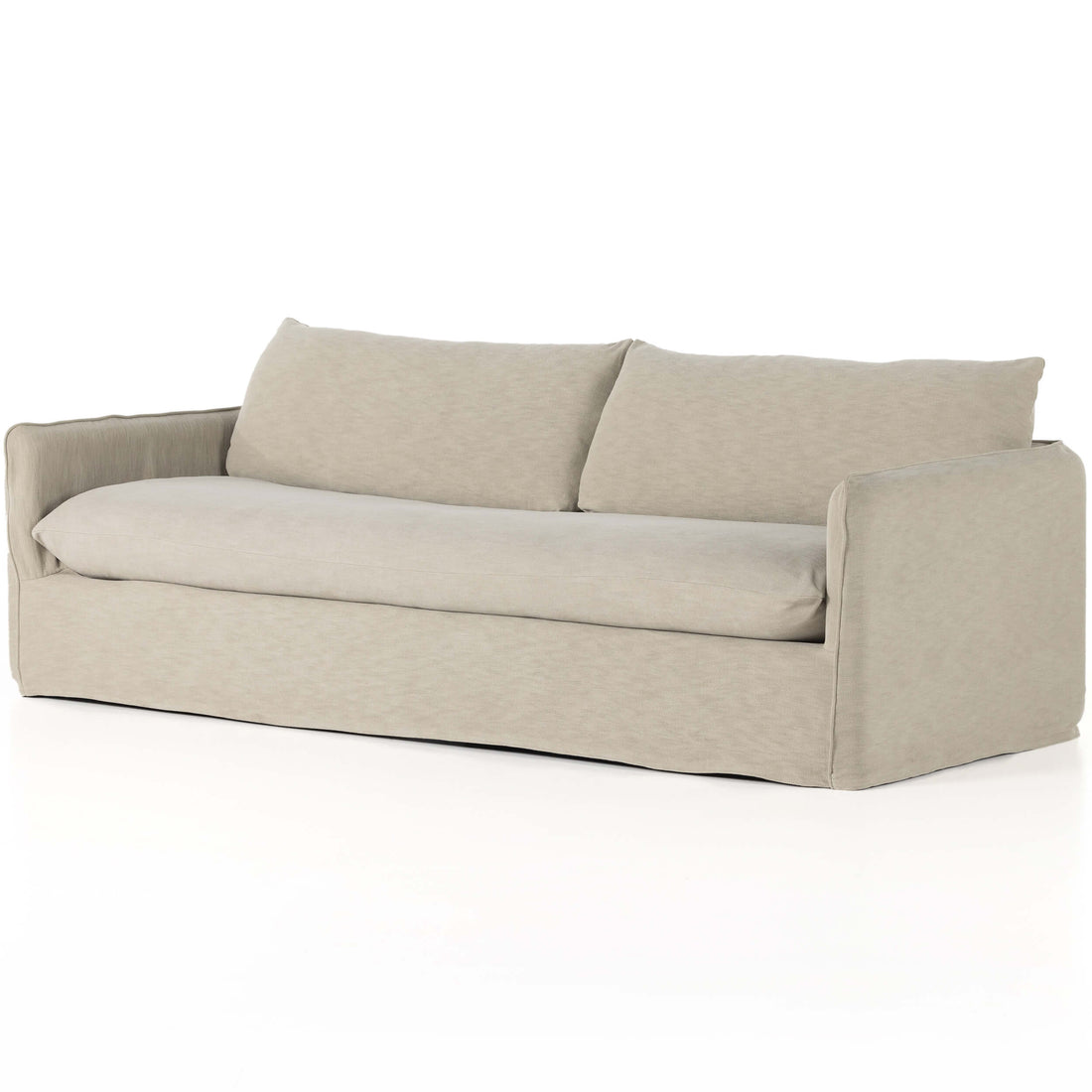 Capella Slipcover Sofa, Bergamo Canvas