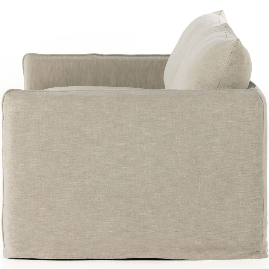 Capella Slipcover Sofa, Bergamo Canvas