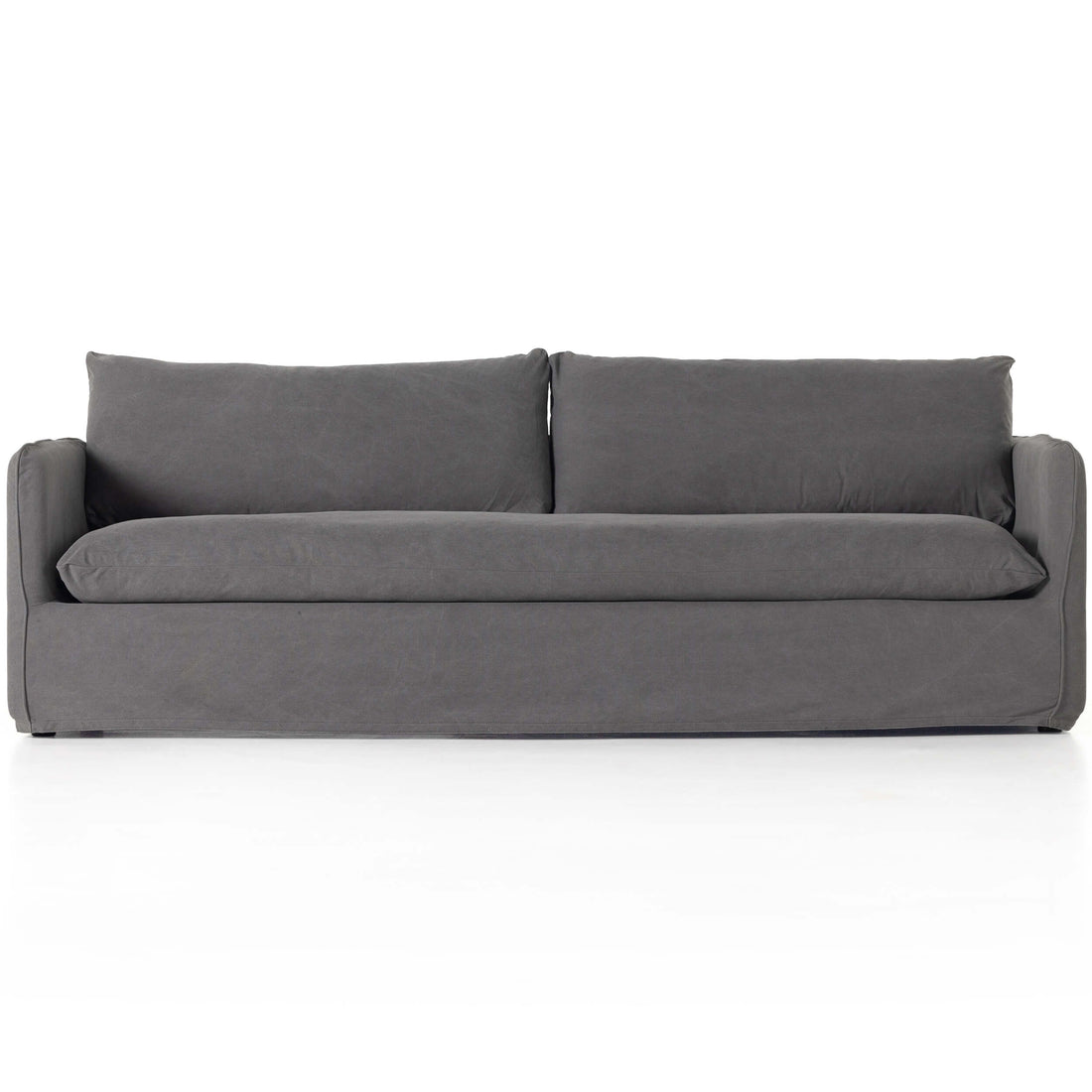 Capella Slipcover Sofa, Bergamo Charcoal