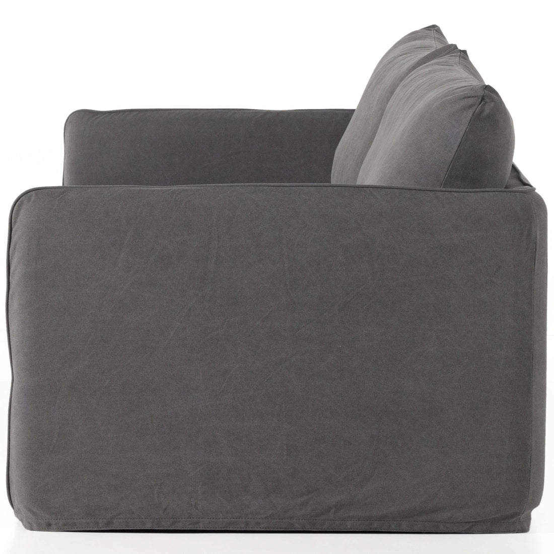 Capella Slipcover Sofa, Bergamo Charcoal