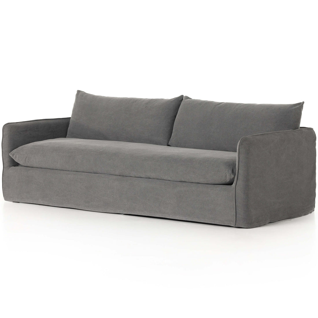 Capella Slipcover Sofa, Shiloh Ash