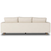 Dom 97" Sofa, Bonnell Ivory