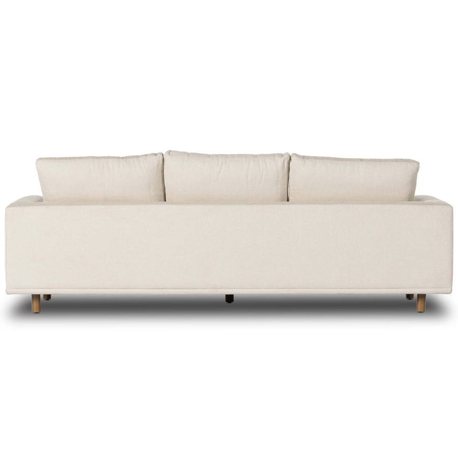 Dom 97" Sofa, Bonnell Ivory