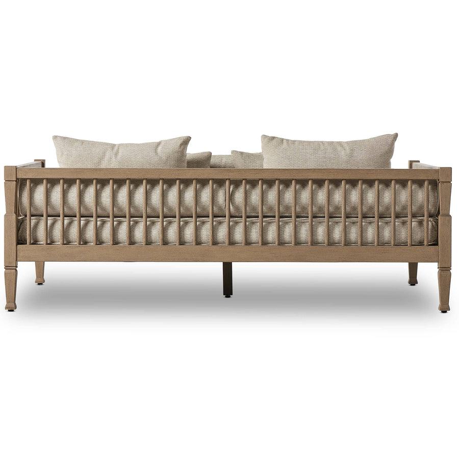 Amero Outdoor Sofa, Faye Sand/Washed Brown