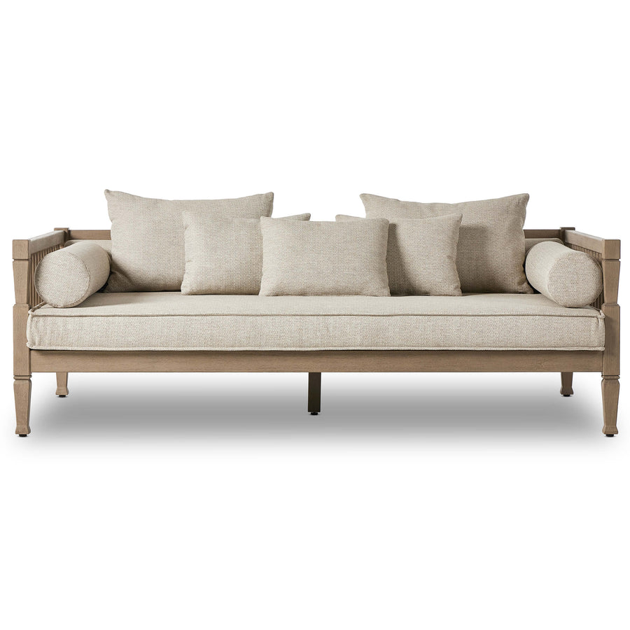 Amero Outdoor Sofa, Faye Sand/Washed Brown