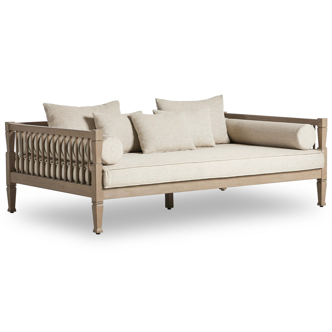 Amero Outdoor Sofa, Faye Sand/Washed Brown