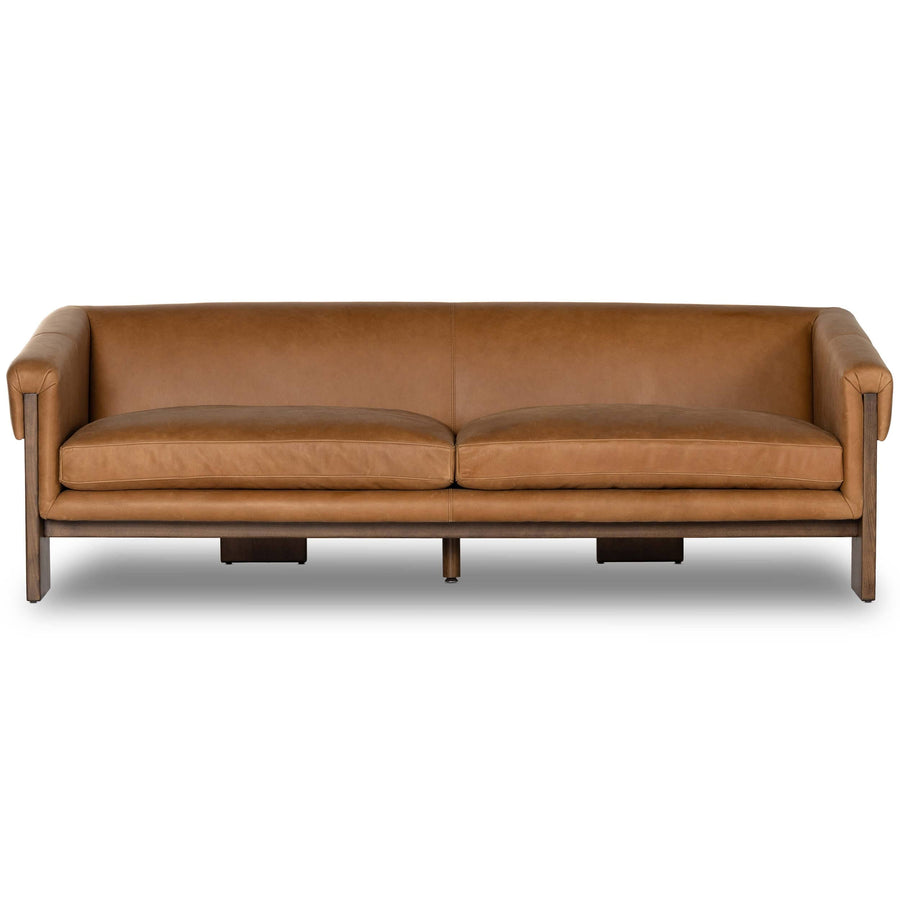 Cairo Leather Sofa, Palermo Cognac