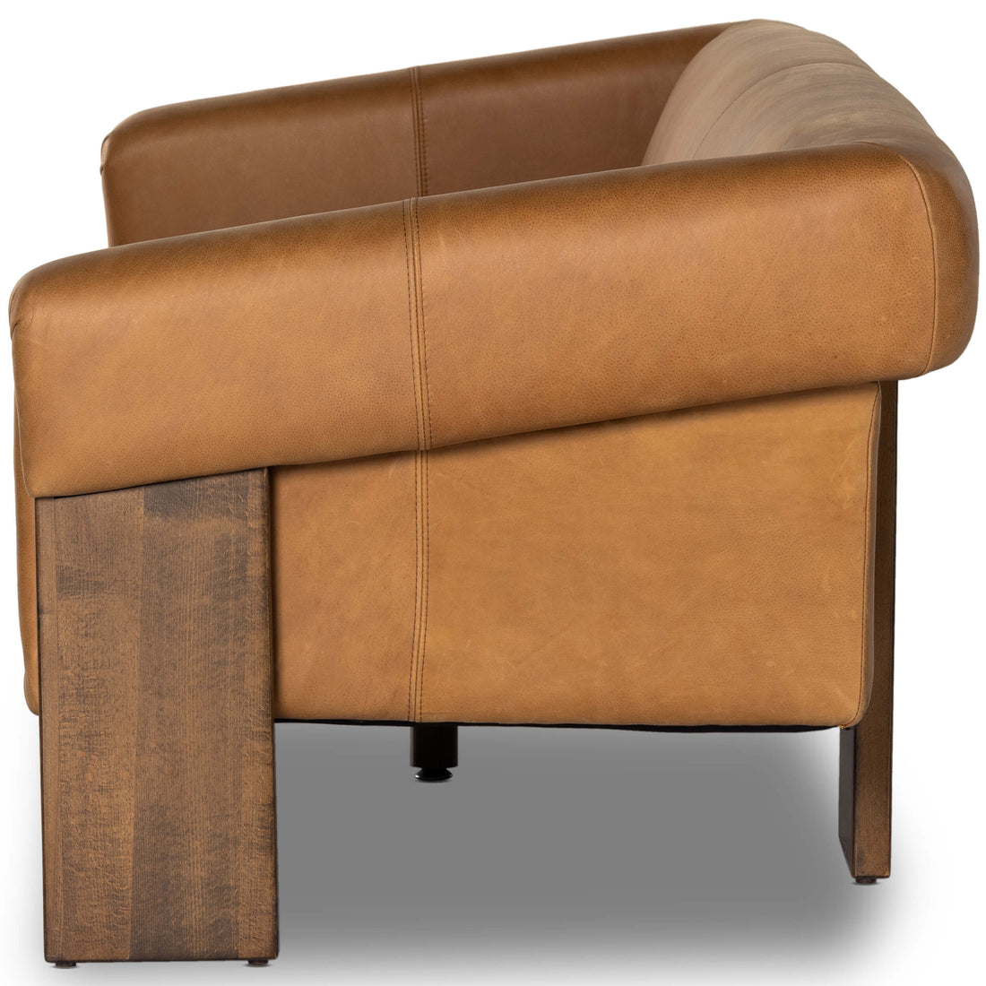 Cairo Leather Sofa, Palermo Cognac