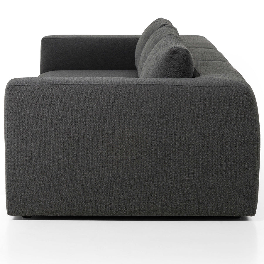 Brylee 3 Piece Sofa, Boucle Charcoal