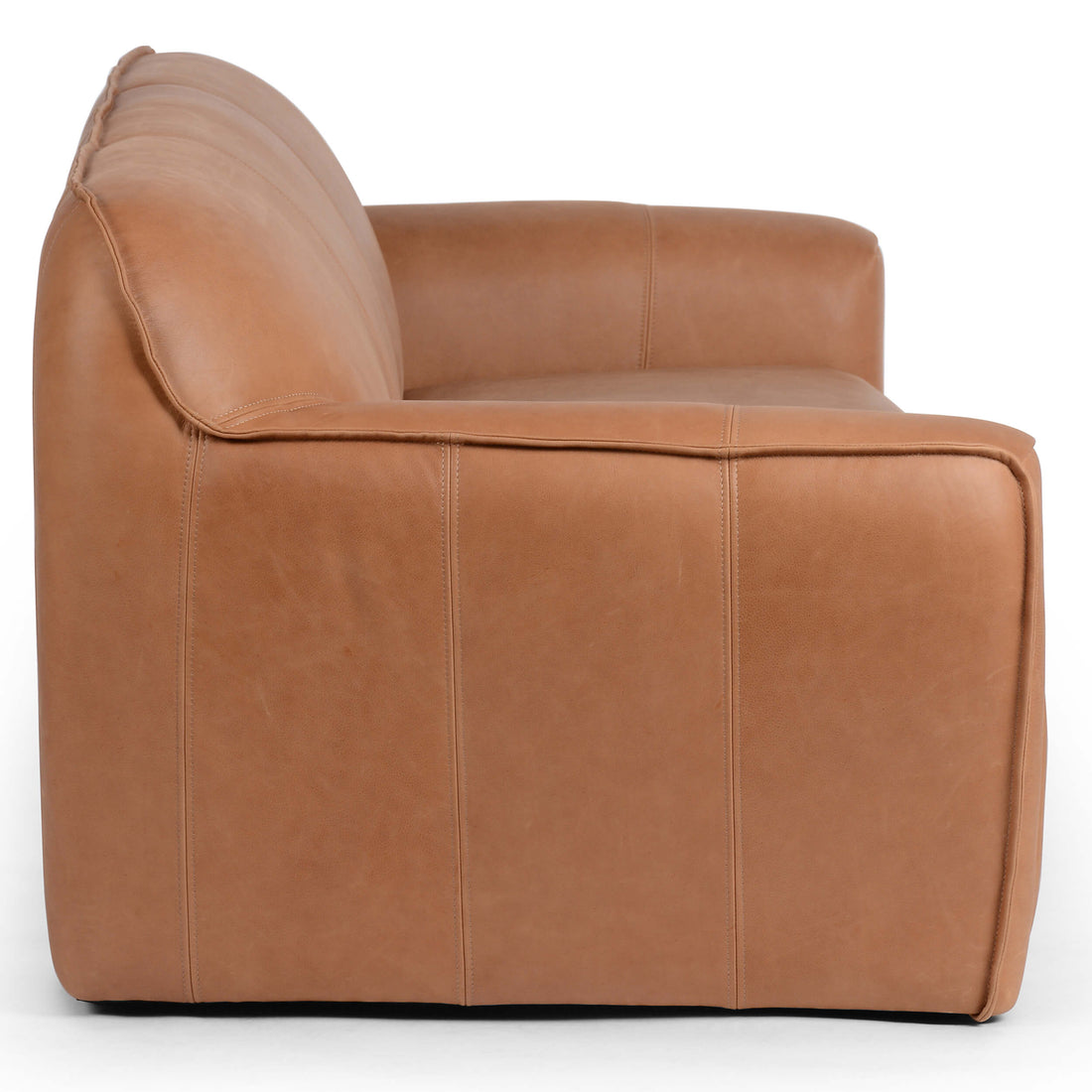 Ericksen Leather Sofa, Palermo Cognac