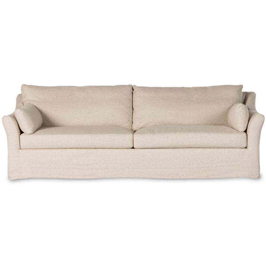 Delray Slipcover Sofa, Evere Oatmeal