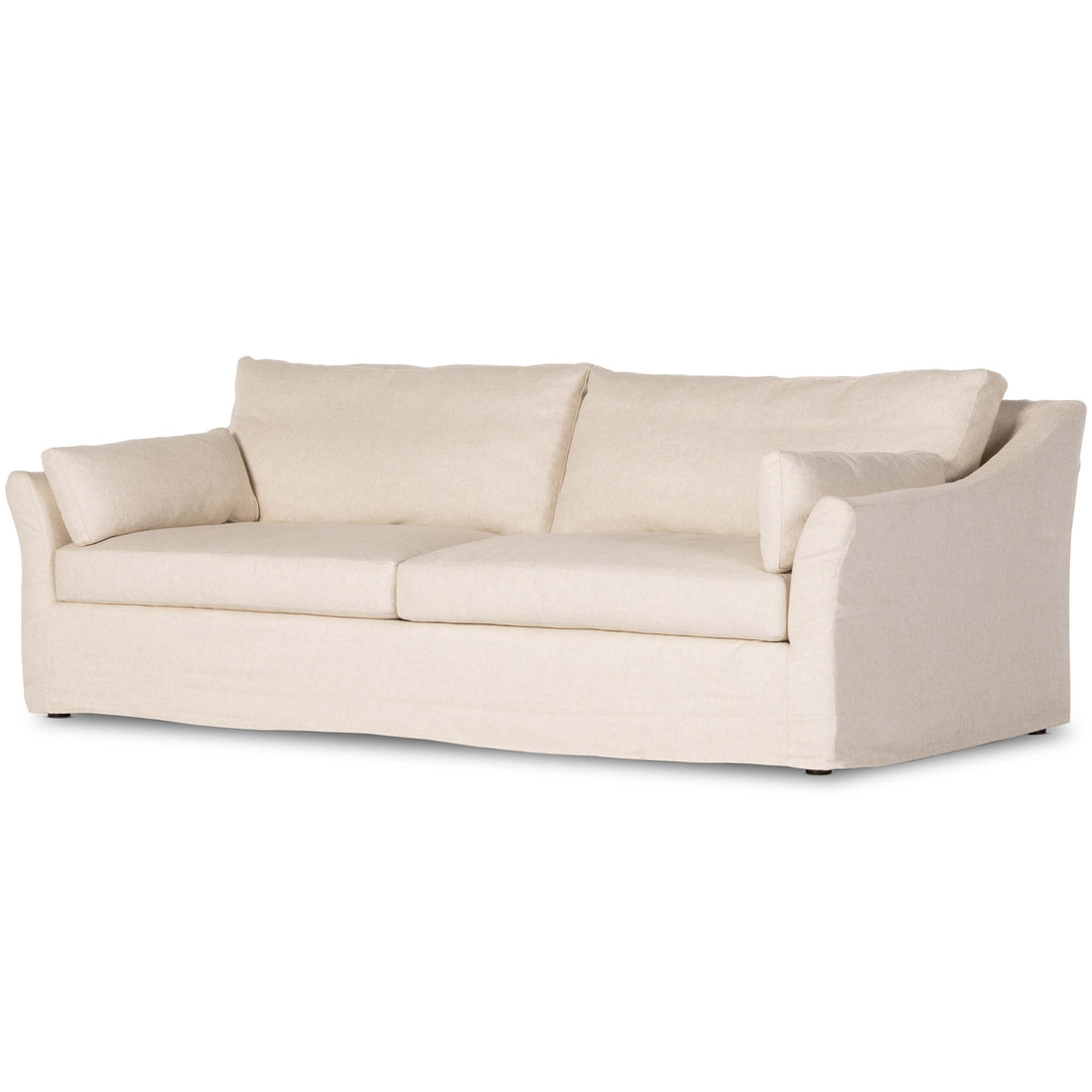 Delray Slipcover Sofa, Evere Oatmeal