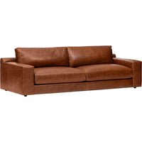 Axel Leather Sofa, Laguna Cognac