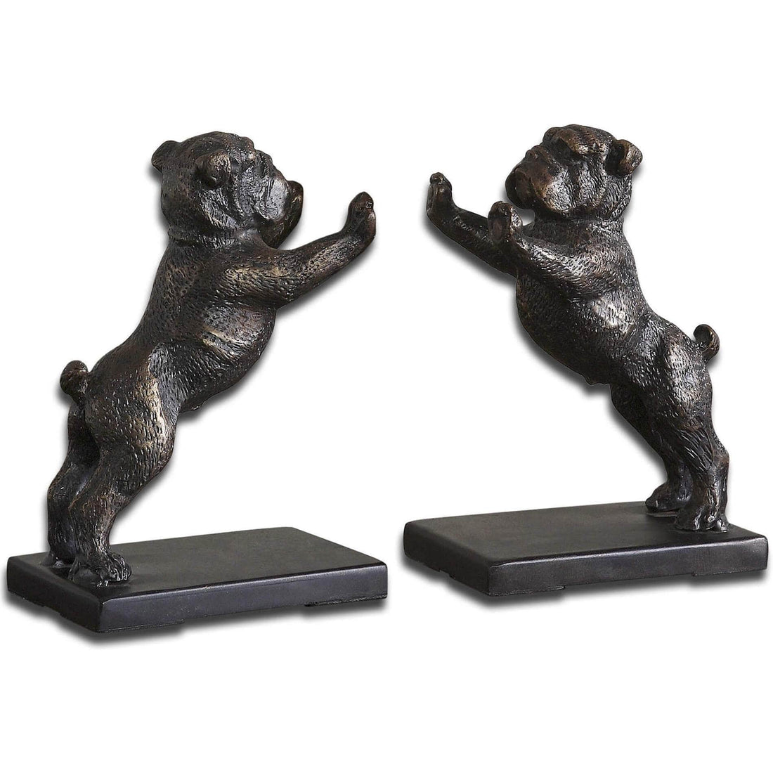 Bulldogs Bookends, Set of 2