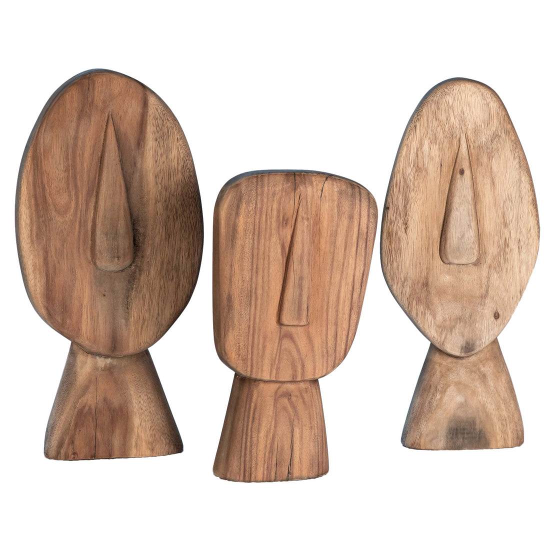 Wood Mask, Set of 3