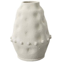 Clayton Vase, White