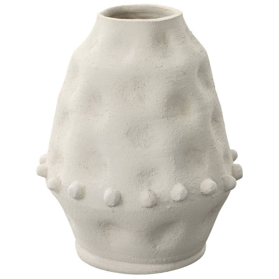 Clayton Vase, White